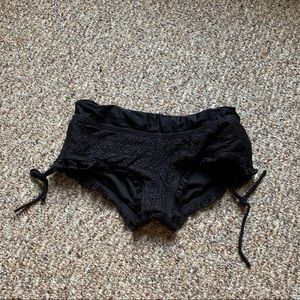 5/$25 Aerie Black High Waist Boyshort Bottom